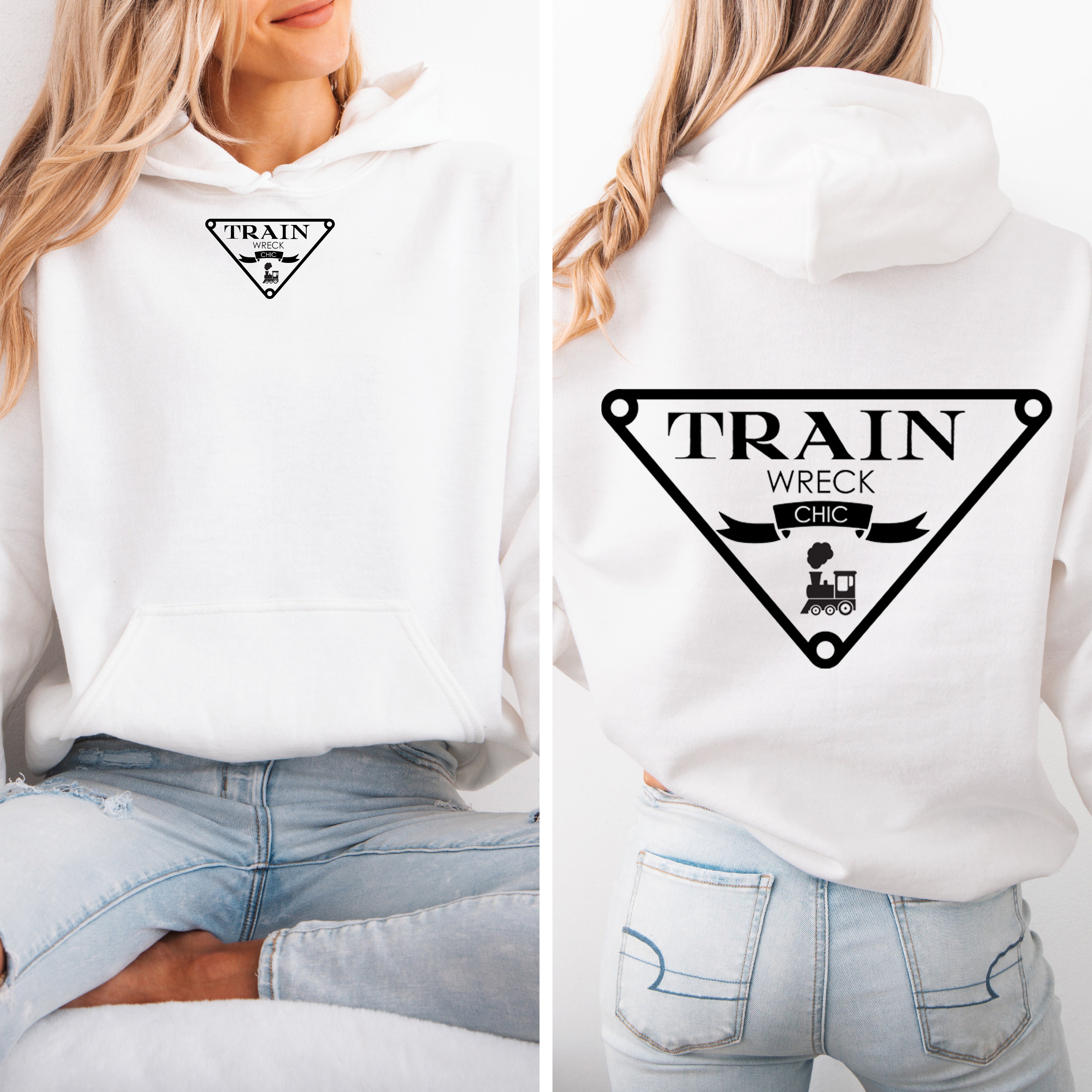Train Wreck Chic Hoodie
